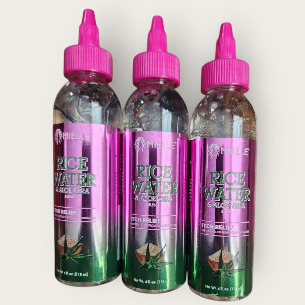 Mielle Rice Water and Aloe Itch Relief 4 fl oz (6 pack) Hair Care Sealed - Picture 2 of 6